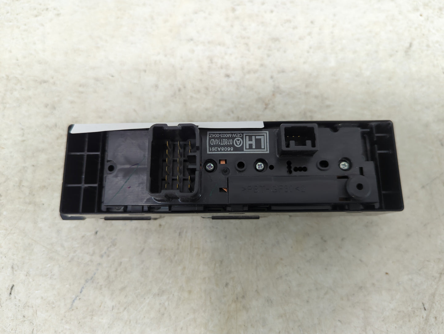 2014-2017 Mitsubishi Outlander Sport Master Power Window Switch Replacement Driver Side Left P/N:8608A261 0780T14AD Fits OEM