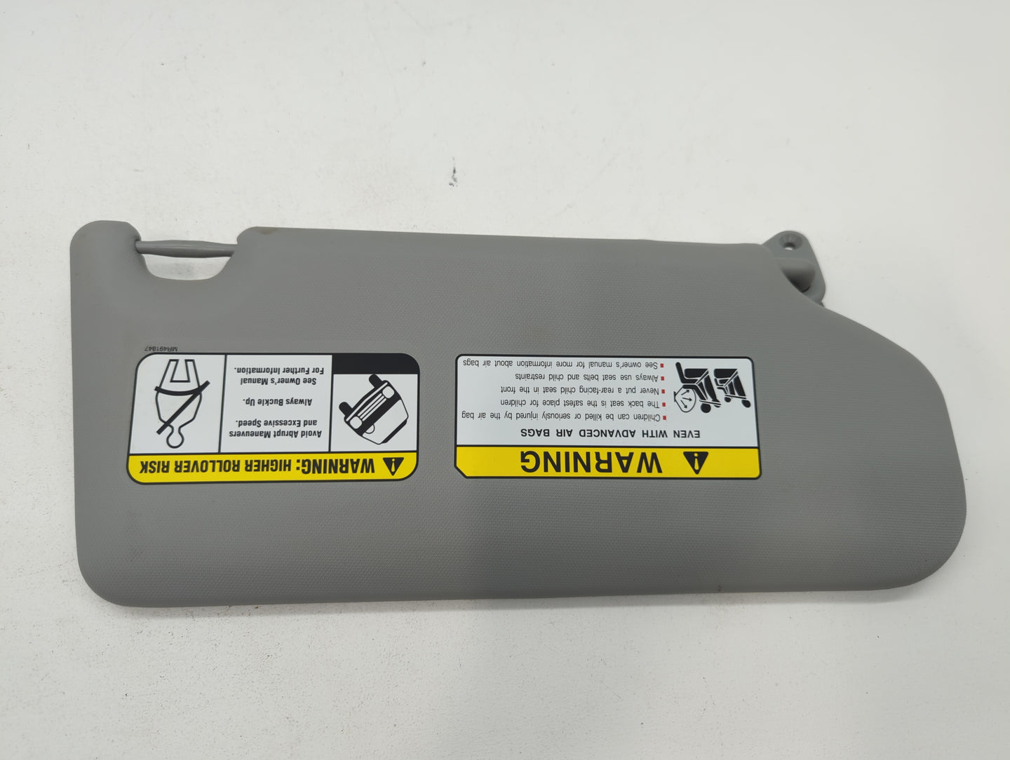 2021 Mitsubishi Outlander Sport Sun Visor Shade Replacement Driver Left Mirror Fits OEM Used Auto Parts - Oemusedautoparts1.