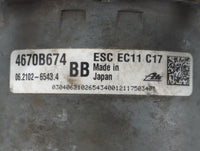 2021 Mitsubishi Outlander Sport Anti-Lock Brake ABS Pump Module Actuator OEM P/N:4670B674 Fits OEM Used Auto Parts - Oemused