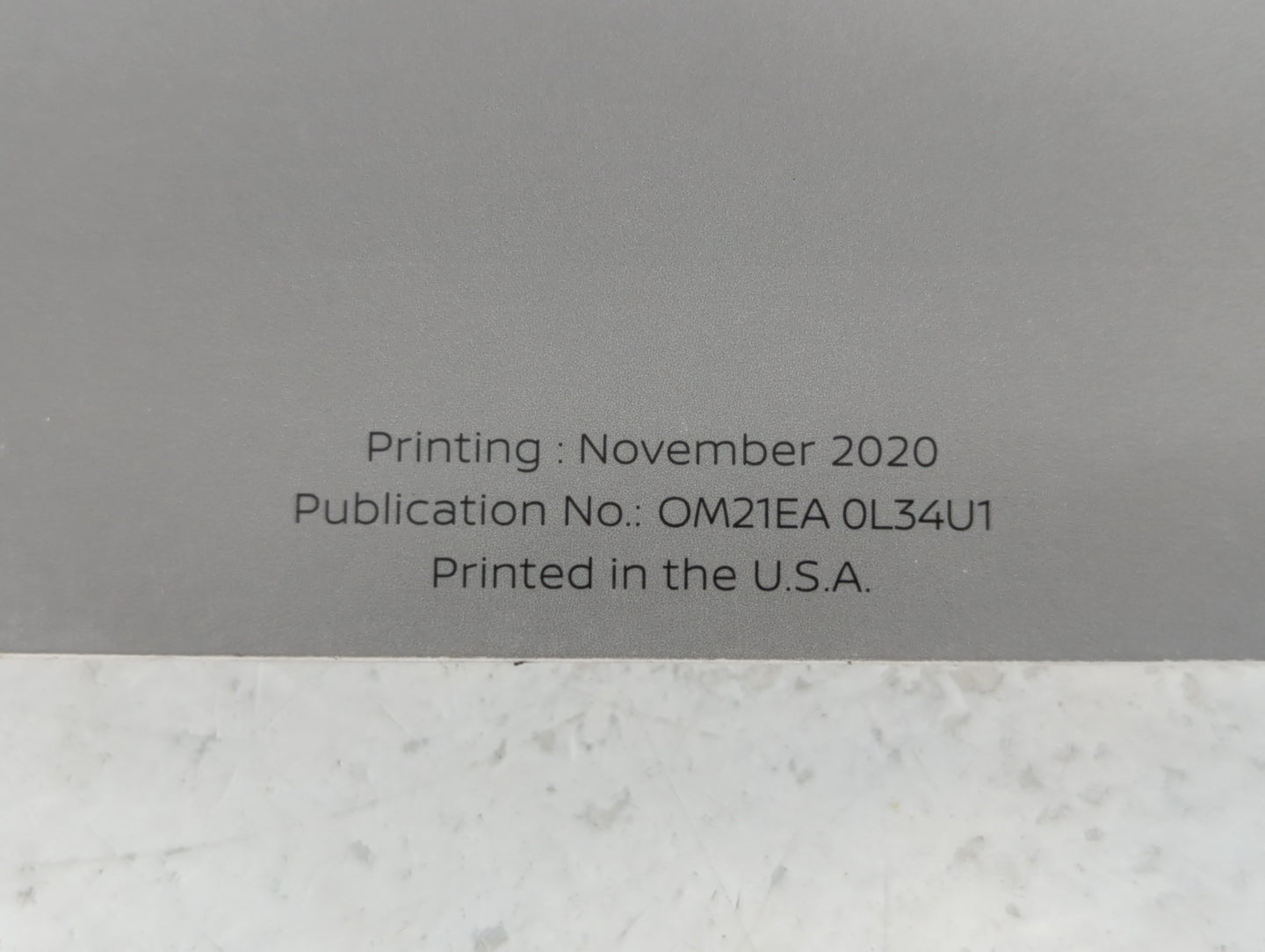 2021 Nissan Altima Owners Manual Book Guide P/N:OM21EA 0L34U1 OEM Used Auto Parts - Oemusedautoparts1.com