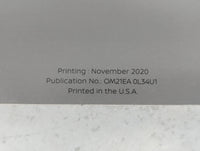 2021 Nissan Altima Owners Manual Book Guide P/N:OM21EA 0L34U1 OEM Used Auto Parts - Oemusedautoparts1.com