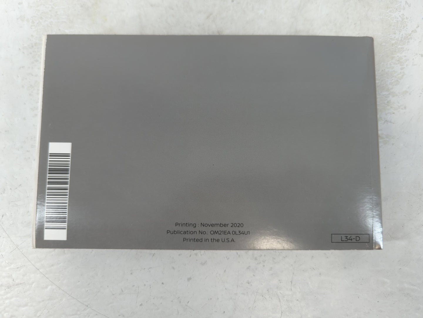 2021 Nissan Altima Owners Manual Book Guide P/N:OM21EA 0L34U1 OEM Used Auto Parts - Oemusedautoparts1.com