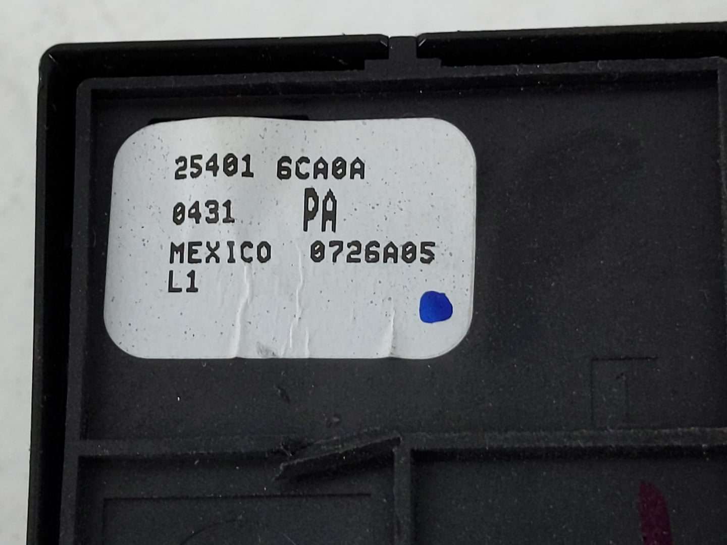 2019-2022 Nissan Altima Master Power Window Switch Replacement Driver Side Left P/N:25401 6CA0A Fits Fits 2019 2020 2021 202