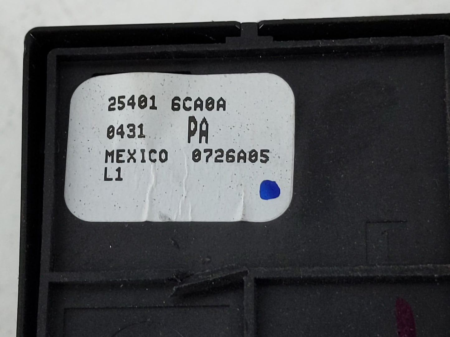 2019-2022 Nissan Altima Master Power Window Switch Replacement Driver Side Left P/N:25401 6CA0A Fits Fits 2019 2020 2021 202