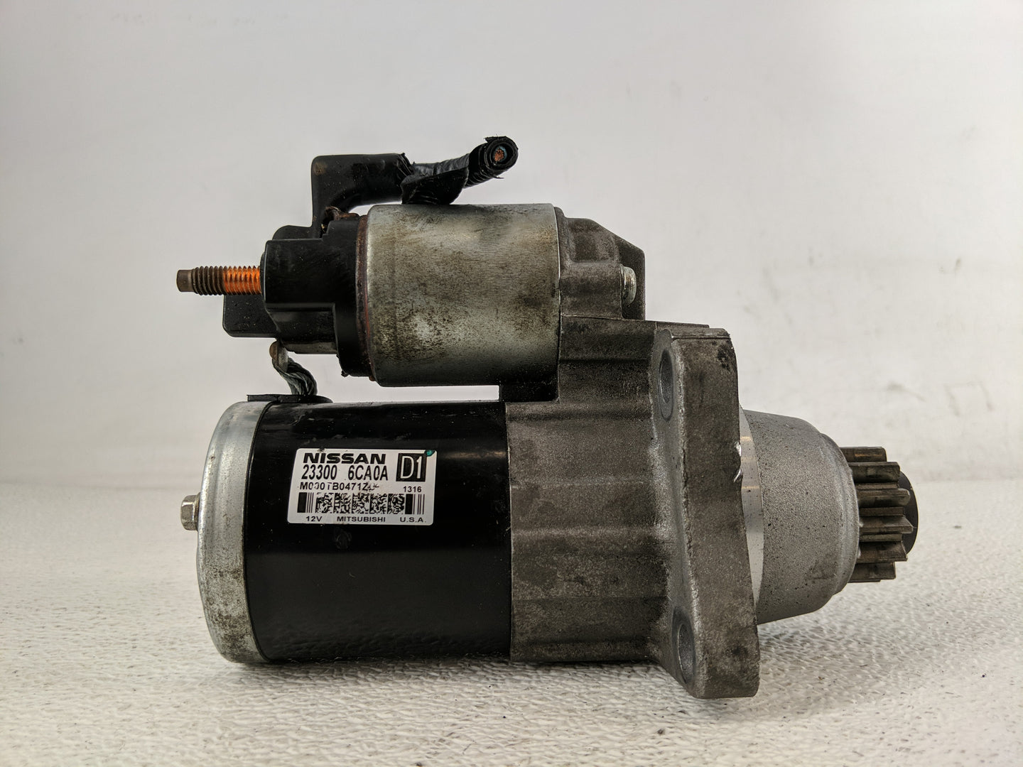 2019-2022 Nissan Altima Car Starter Motor Solenoid OEM P/N:23300 6CA0A Fits Fits 2019 2020 2021 2022 OEM Used Auto Parts - O