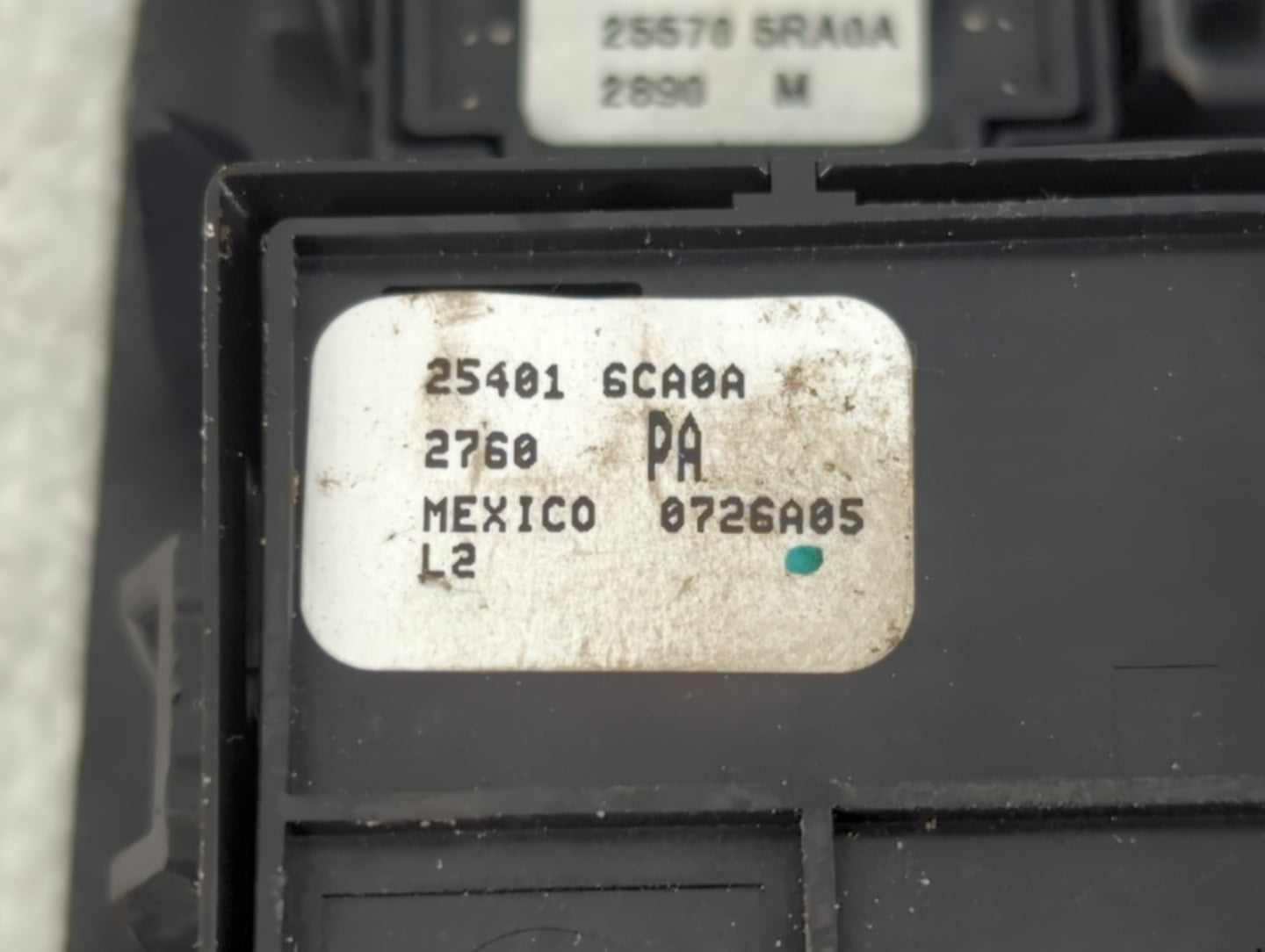 2019-2022 Nissan Altima Master Power Window Switch Replacement Driver Side Left P/N:25401 6CA0A Fits Fits 2019 2020 2021 202