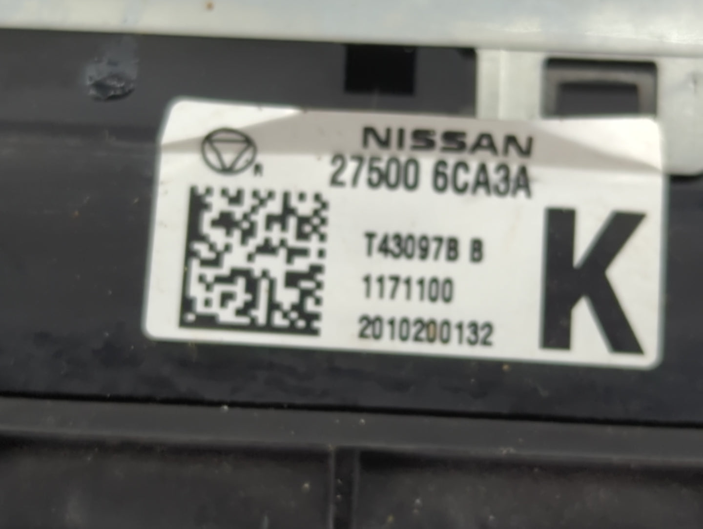2019-2022 Nissan Altima Climate Control Module Temperature AC/Heater Replacement P/N:27500 6CA3A Fits Fits 2019 2020 2021 20