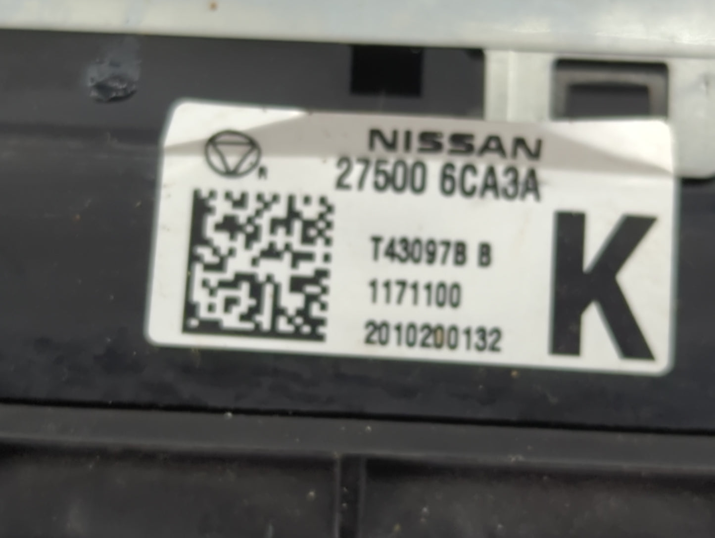 2019-2022 Nissan Altima Climate Control Module Temperature AC/Heater Replacement P/N:27500 6CA3A Fits Fits 2019 2020 2021 20