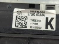 2019-2022 Nissan Altima Climate Control Module Temperature AC/Heater Replacement P/N:27500 6CA3A Fits Fits 2019 2020 2021 20
