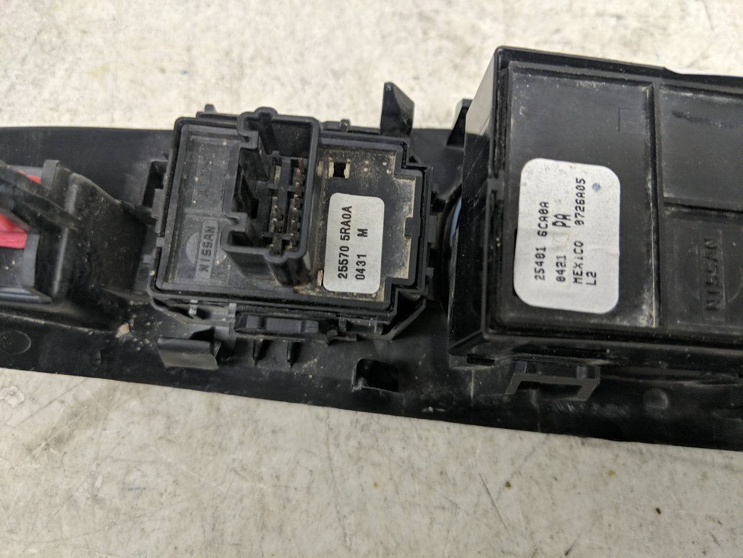 2021 Nissan Altima Master Power Window Switch Replacement Driver Side Left P/N:25570 5RA0A Fits OEM Used Auto Parts - Oemuse