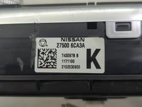2019-2022 Nissan Altima Climate Control Module Temperature AC/Heater Replacement P/N:27500 6CA3A Fits Fits 2019 2020 2021 20