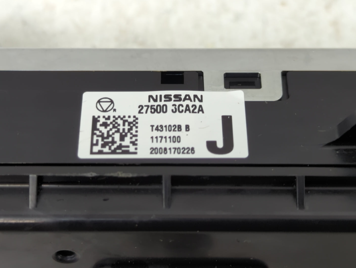 2019-2022 Nissan Altima Climate Control Module Temperature AC/Heater Replacement P/N:27500 6CA2A Fits Fits 2019 2020 2021 20