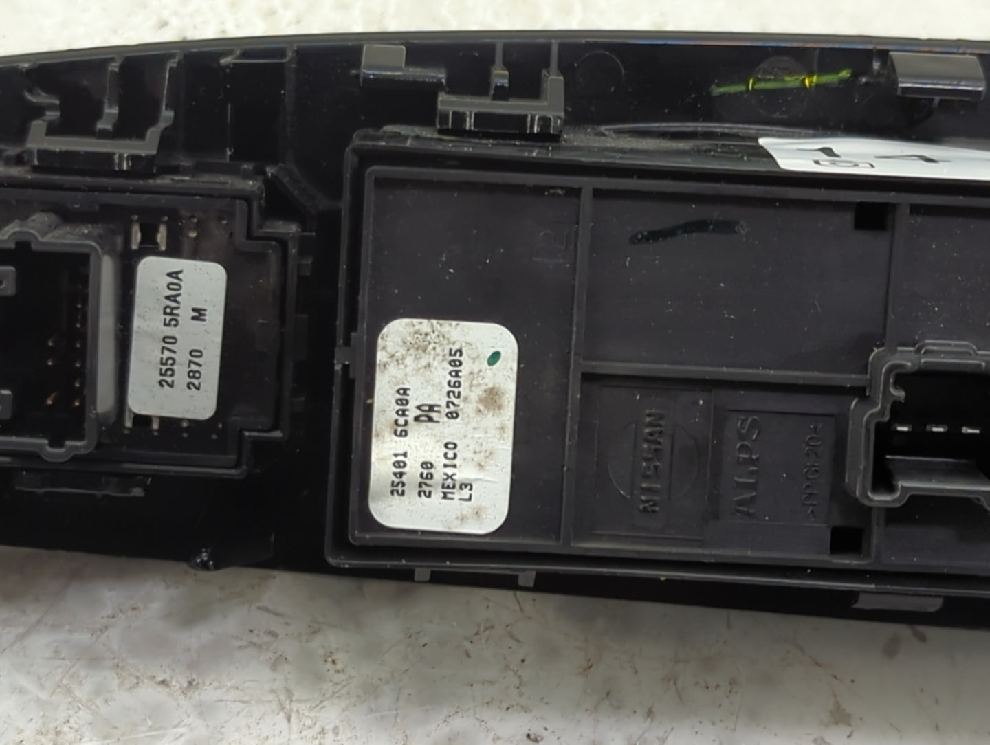 2019-2022 Nissan Altima Master Power Window Switch Replacement Driver Side Left P/N:25570 5RA0A 25401 6CA0A Fits OEM Used Au