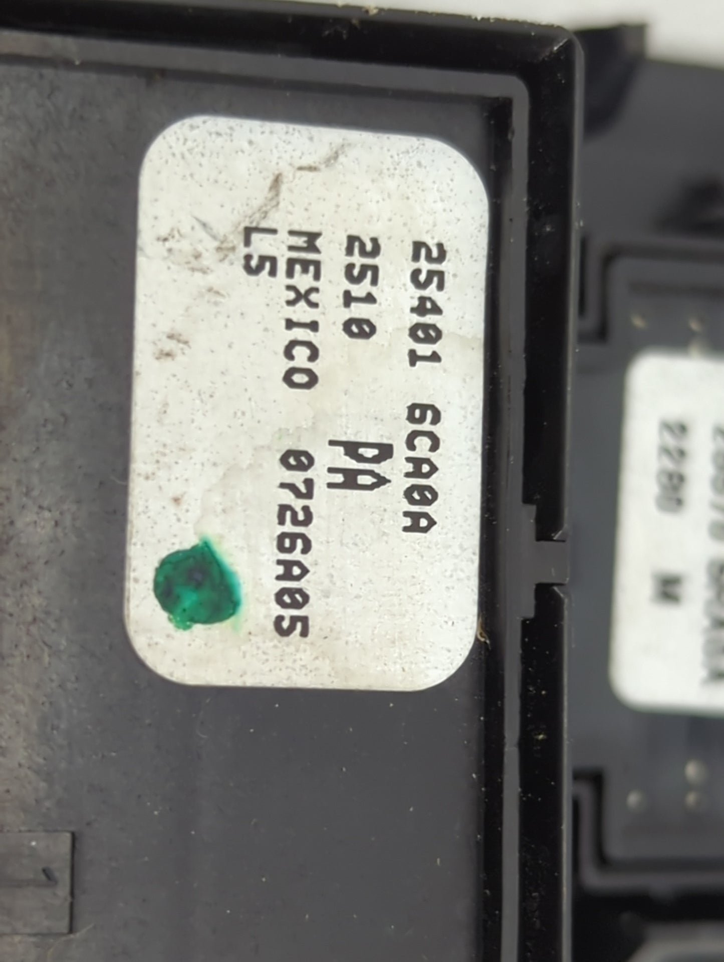 2019-2022 Nissan Altima Master Power Window Switch Replacement Driver Side Left P/N:25401 6CA0A Fits Fits 2019 2020 2021 202