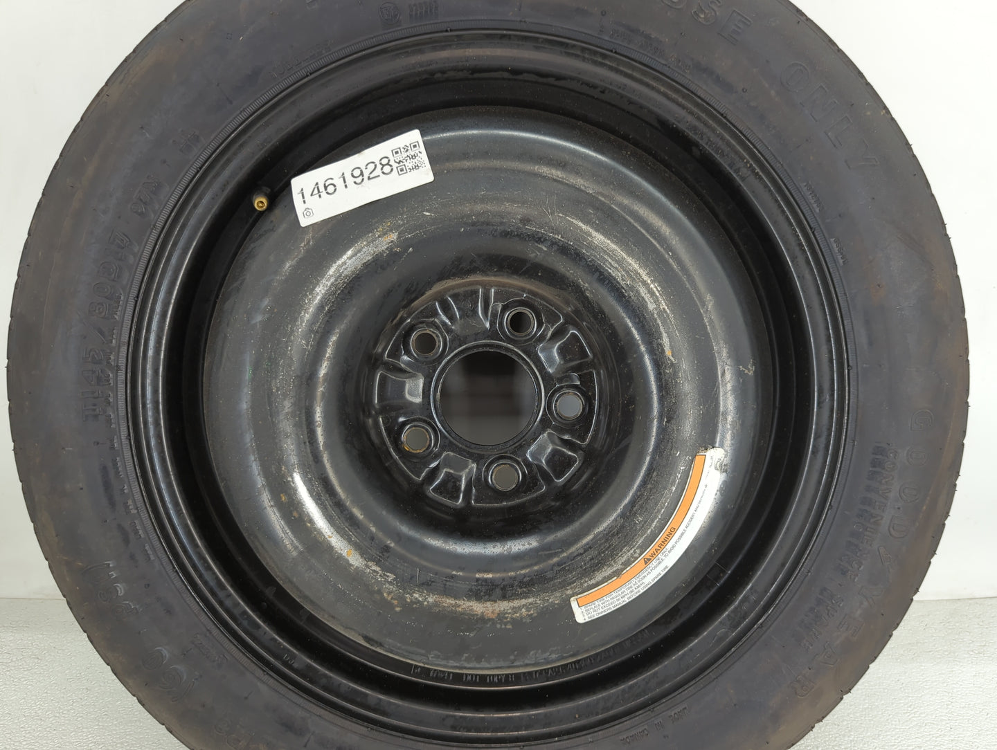 2021 Nissan Altima Spare Donut Tire Wheel Rim Oem - Oemusedautoparts1.com