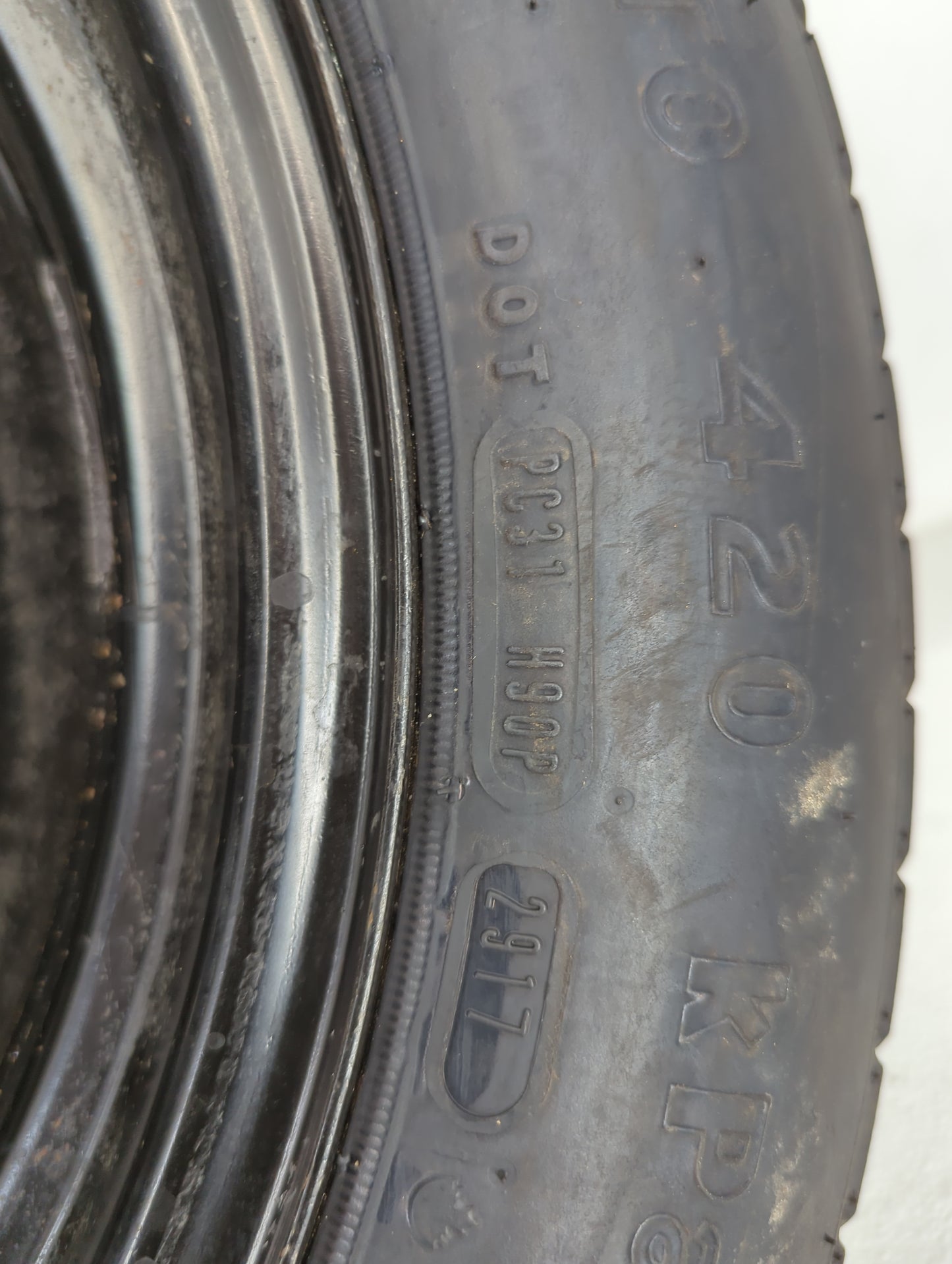 2021 Nissan Altima Spare Donut Tire Wheel Rim Oem - Oemusedautoparts1.com