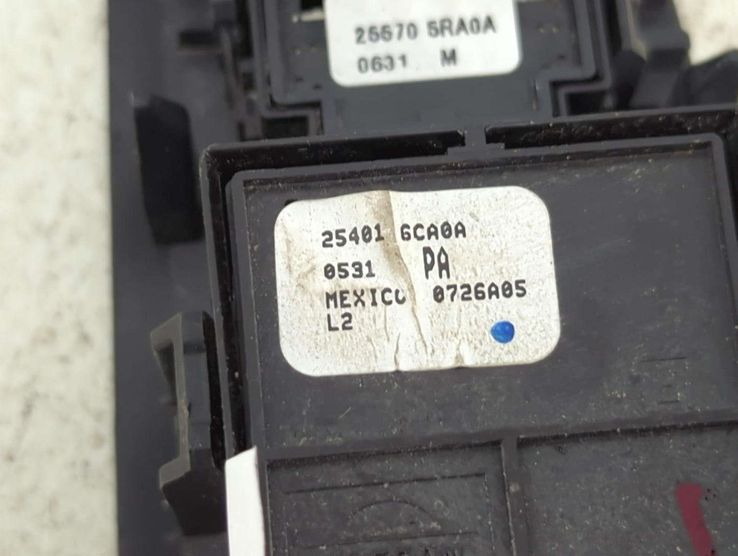 2019-2022 Nissan Altima Master Power Window Switch Replacement Driver Side Left P/N:25401 6CA0A 25570 5RA0A Fits OEM Used Au