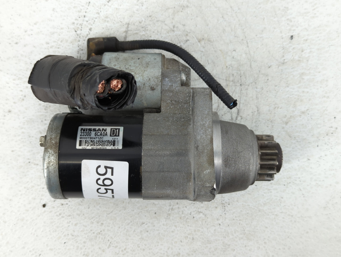 2019-2022 Nissan Altima Car Starter Motor Solenoid OEM P/N:23300 6CA0A Fits Fits 2019 2020 2021 2022 OEM Used Auto Parts - O