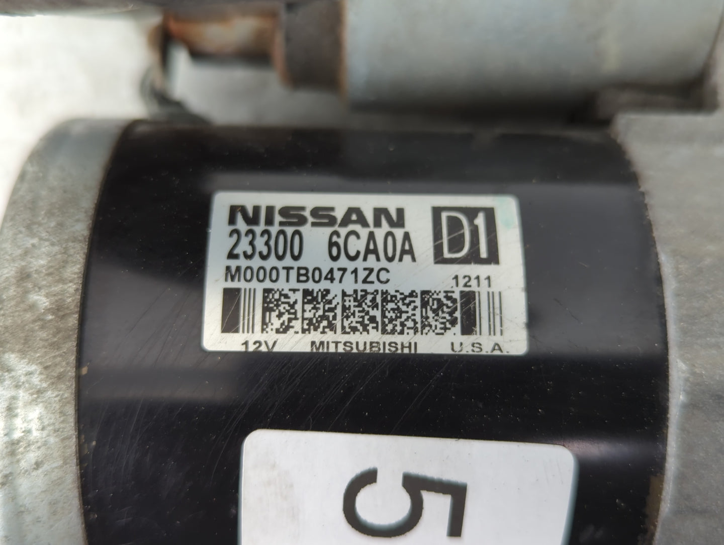 2019-2022 Nissan Altima Car Starter Motor Solenoid OEM P/N:23300 6CA0A Fits Fits 2019 2020 2021 2022 OEM Used Auto Parts - O