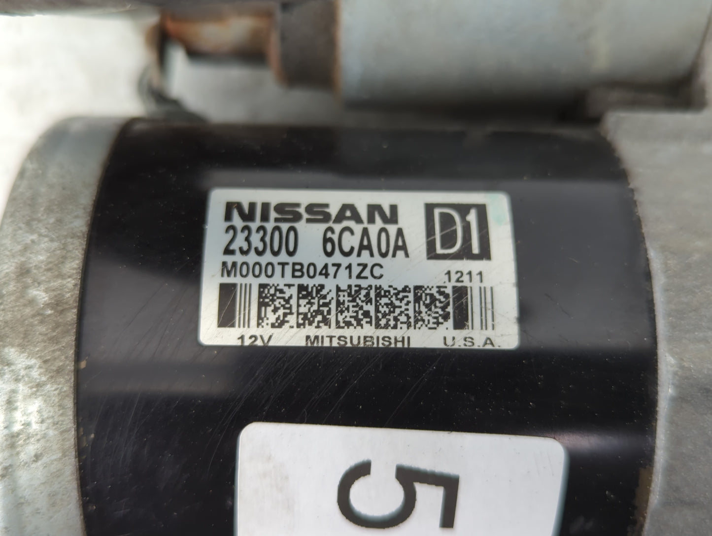 2019-2022 Nissan Altima Car Starter Motor Solenoid OEM P/N:23300 6CA0A Fits Fits 2019 2020 2021 2022 OEM Used Auto Parts - O
