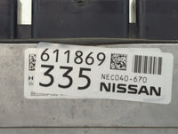 2019-2022 Nissan Altima PCM Engine Control Computer ECU ECM PCU OEM P/N:630953 NEC040-670 Fits Fits 2019 2020 2021 2022 OEM 