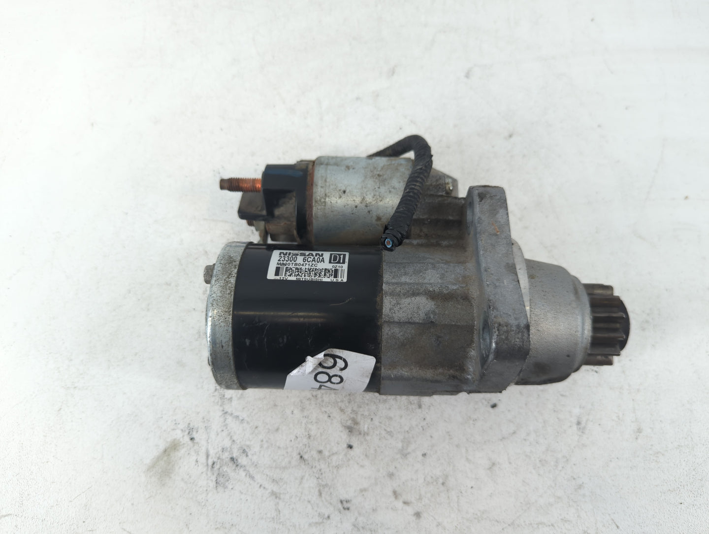 2019-2022 Nissan Altima Car Starter Motor Solenoid OEM P/N:23300 6CA0A Fits Fits 2019 2020 2021 2022 OEM Used Auto Parts - O