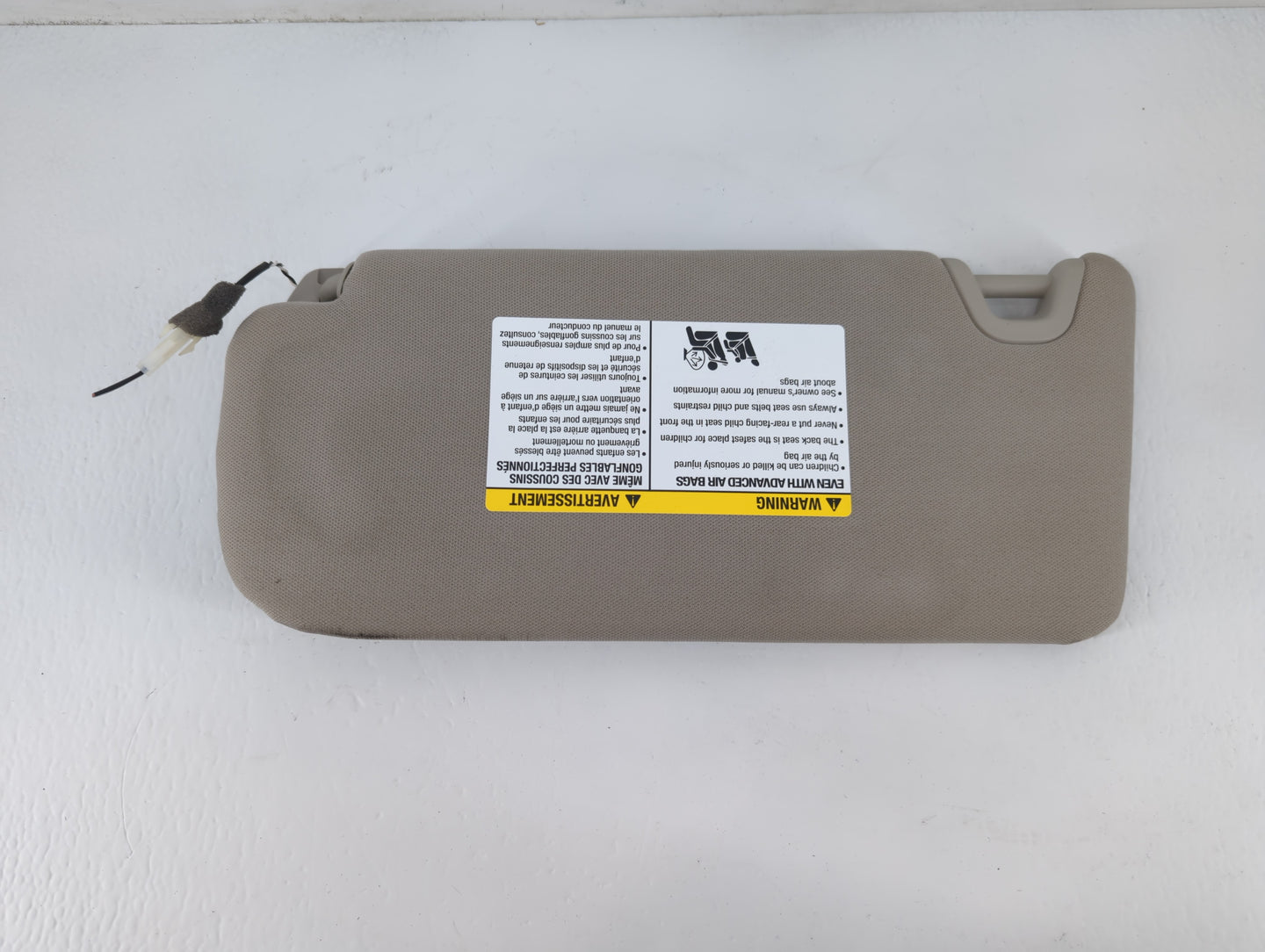 2021-2022 Nissan Altima Sun Visor Shade Replacement Passenger Right Mirror Fits Fits 2021 2022 OEM Used Auto Parts - Oemused