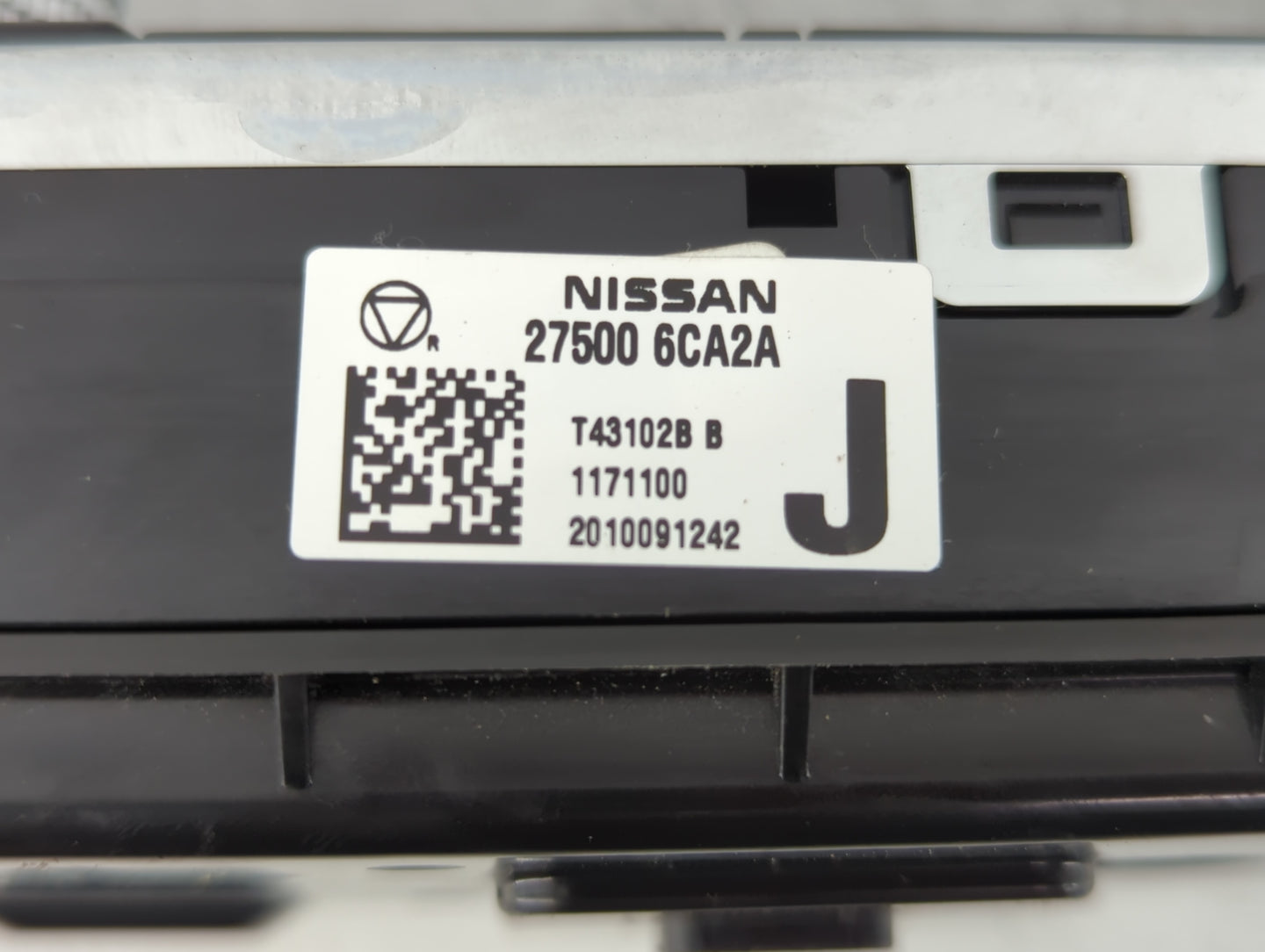 2019-2022 Nissan Altima Climate Control Module Temperature AC/Heater Replacement P/N:27500 6CA2A Fits Fits 2019 2020 2021 20
