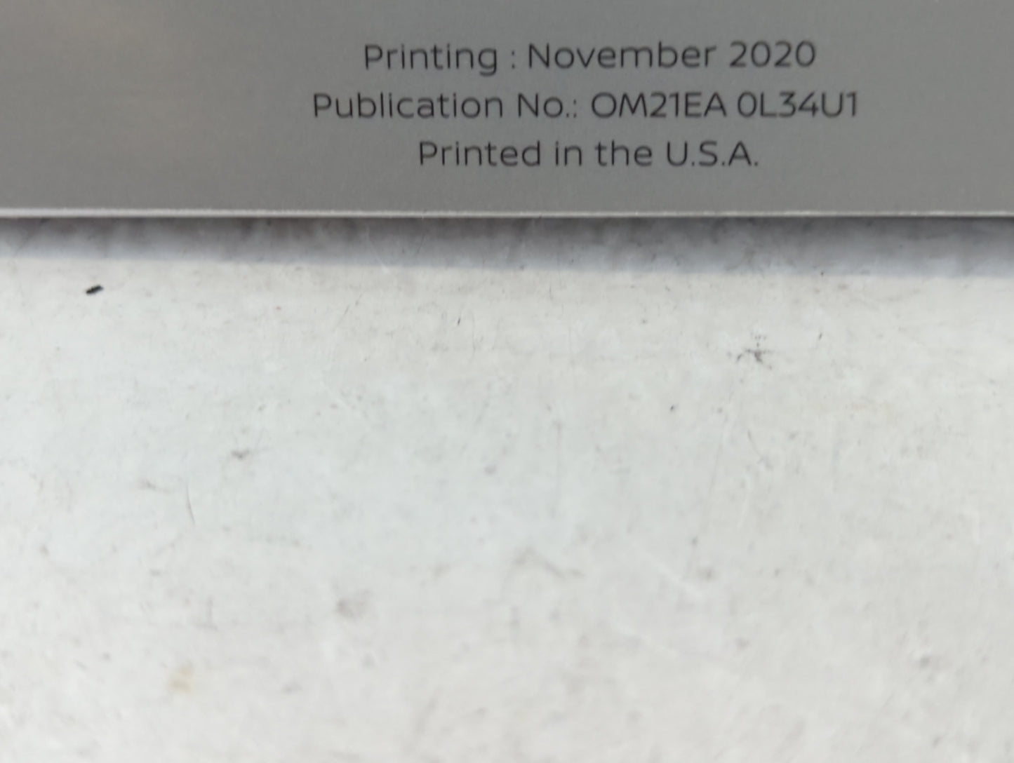 2021 Nissan Altima Owners Manual Book Guide P/N:OM21EA 0L34U1 OEM Used Auto Parts - Oemusedautoparts1.com