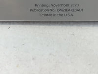 2021 Nissan Altima Owners Manual Book Guide P/N:OM21EA 0L34U1 OEM Used Auto Parts - Oemusedautoparts1.com