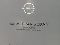 2021 Nissan Altima Owners Manual Book Guide P/N:OM21EA 0L34U1 OEM Used Auto Parts - Oemusedautoparts1.com