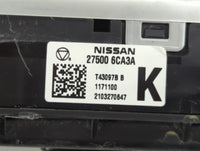 2019-2022 Nissan Altima Climate Control Module Temperature AC/Heater Replacement P/N:27500 6CA3A Fits Fits 2019 2020 2021 20