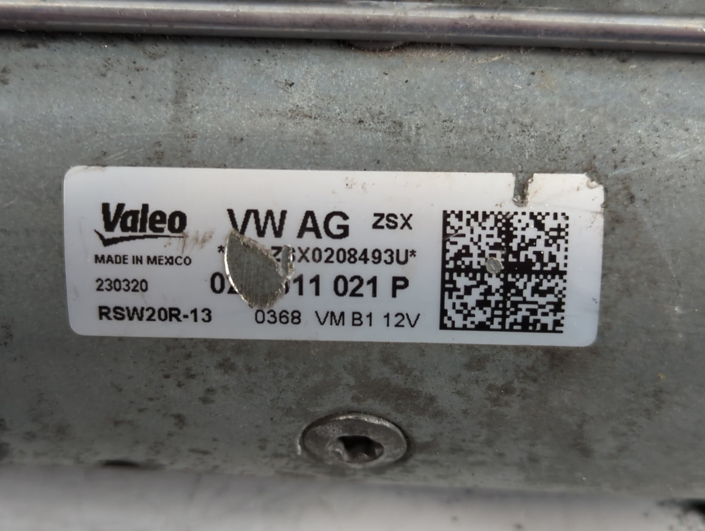2021 Nissan Altima Car Starter Motor Solenoid OEM P/N:RSW20R-13 230320 Fits OEM Used Auto Parts - Oemusedautoparts1.com