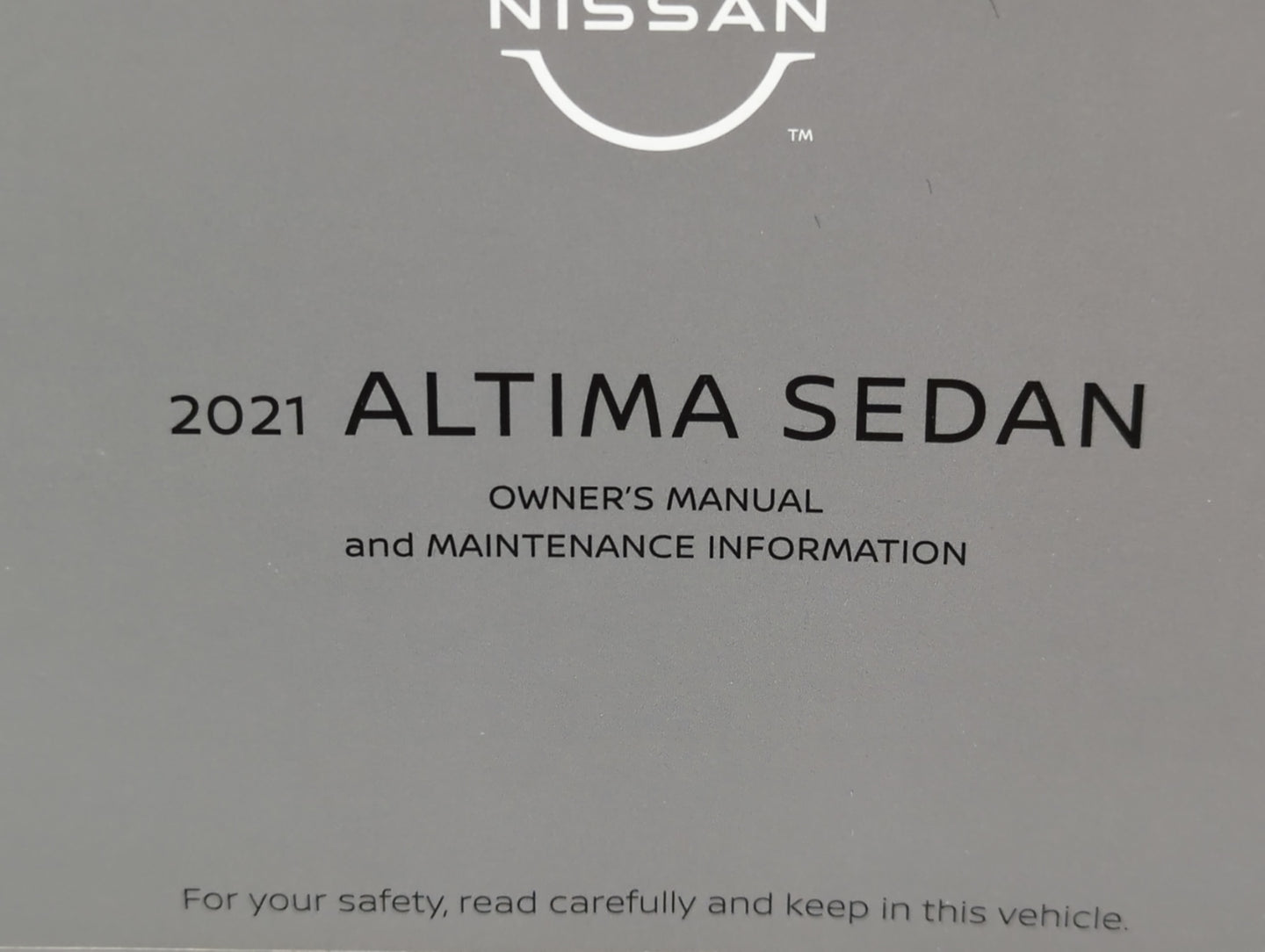 2021 Nissan Altima Owners Manual Book Guide P/N:0M21EA 0L34U1 OEM Used Auto Parts - Oemusedautoparts1.com