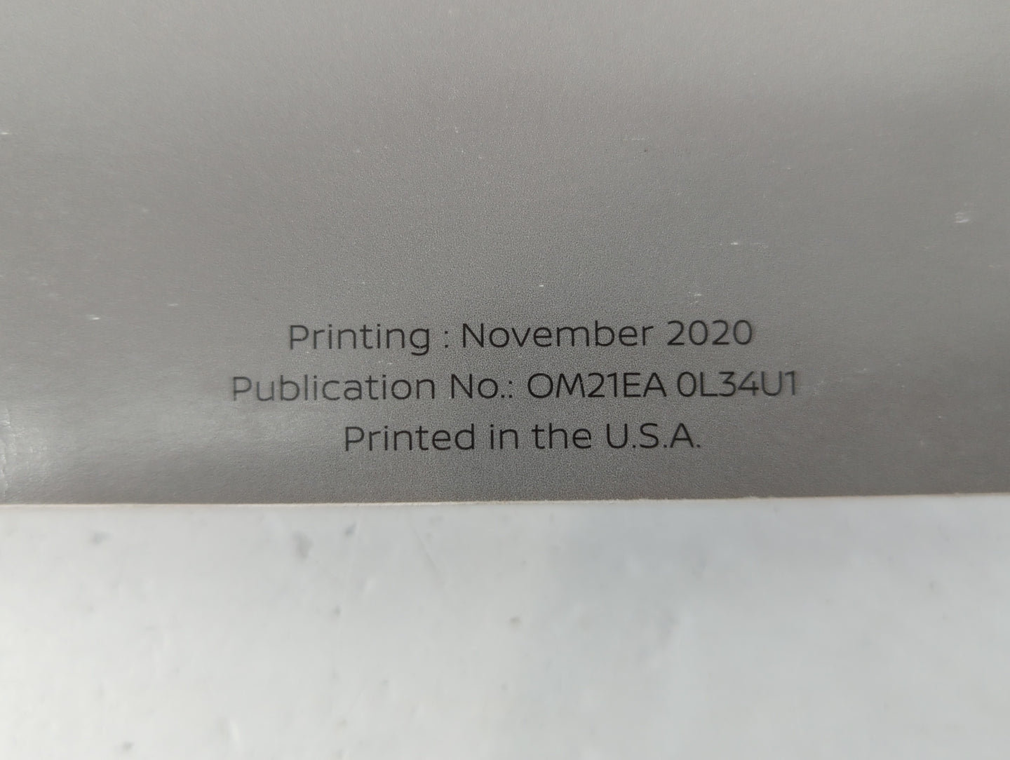 2021 Nissan Altima Owners Manual Book Guide P/N:0M21EA 0L34U1 OEM Used Auto Parts - Oemusedautoparts1.com