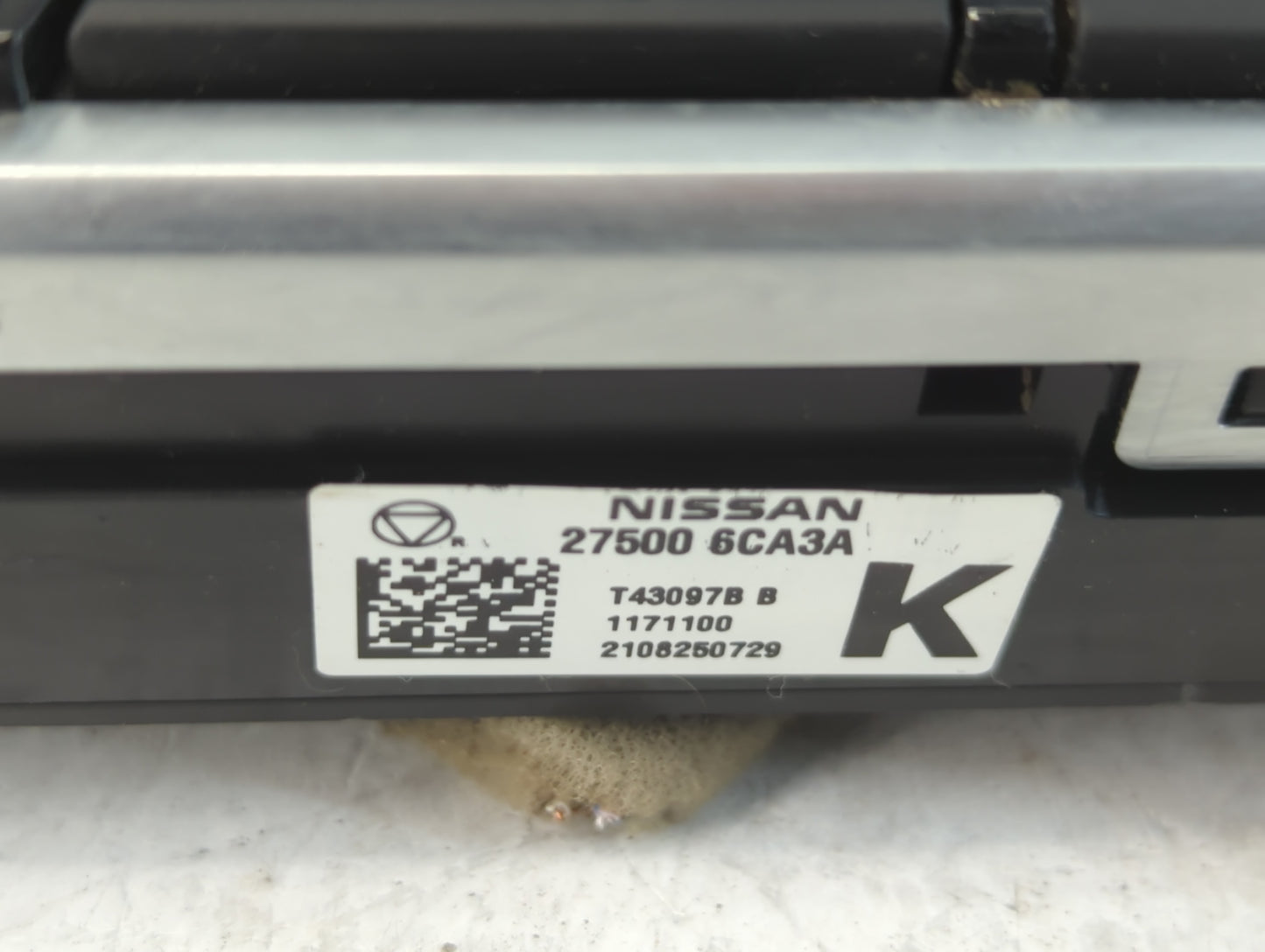 2019-2022 Nissan Altima Climate Control Module Temperature AC/Heater Replacement P/N:27500 6CA3A Fits Fits 2019 2020 2021 20