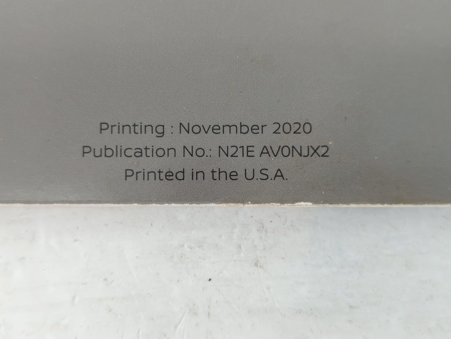 2021 Nissan Altima Owners Manual Book Guide P/N:N21E AV0NJJX2 OEM Used Auto Parts - Oemusedautoparts1.com