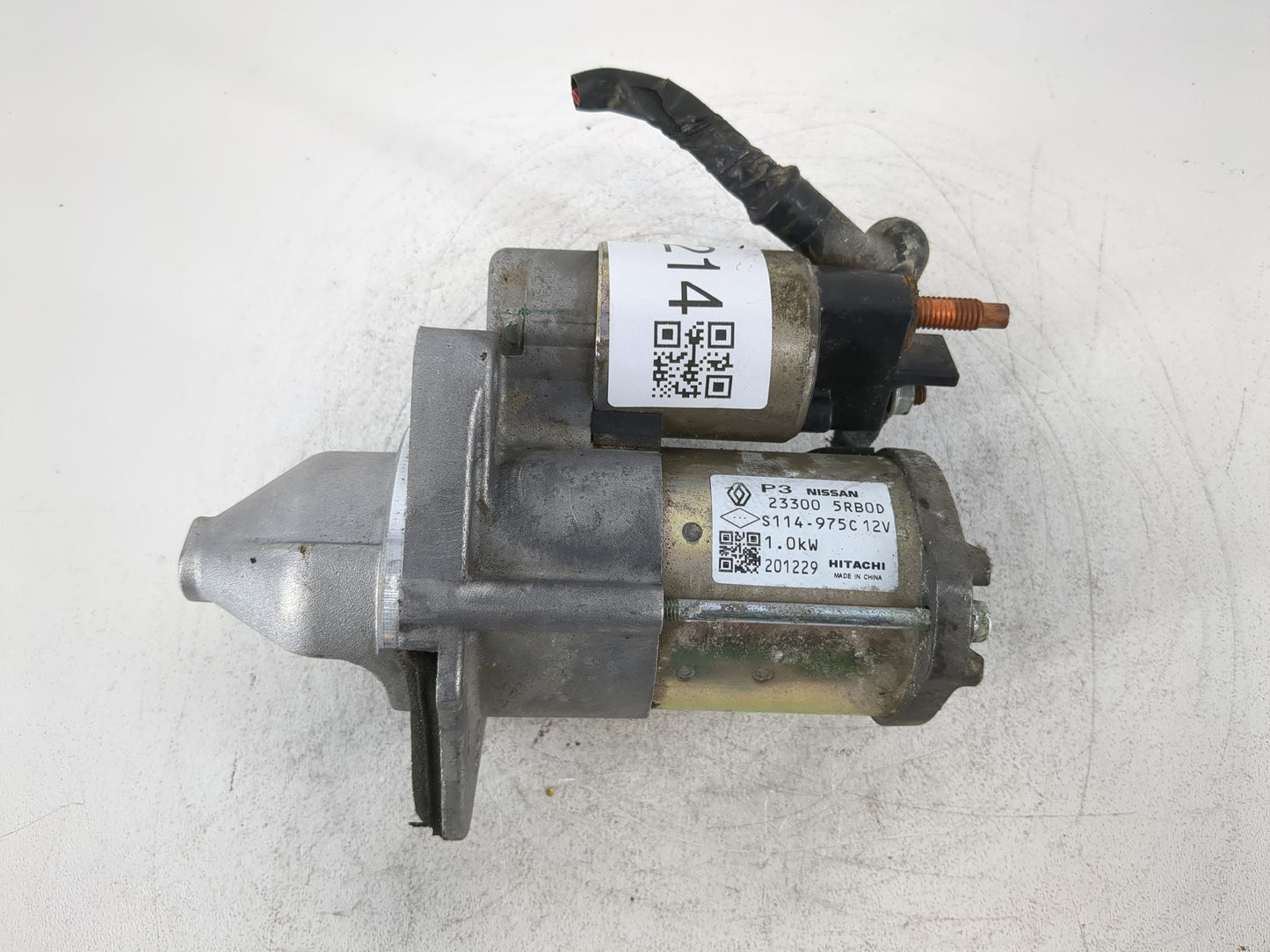 2019-2021 Nissan Kicks Car Starter Motor Solenoid OEM P/N:23300 5RB0D Fits Fits 2019 2020 2021 2022 OEM Used Auto Parts - Oe