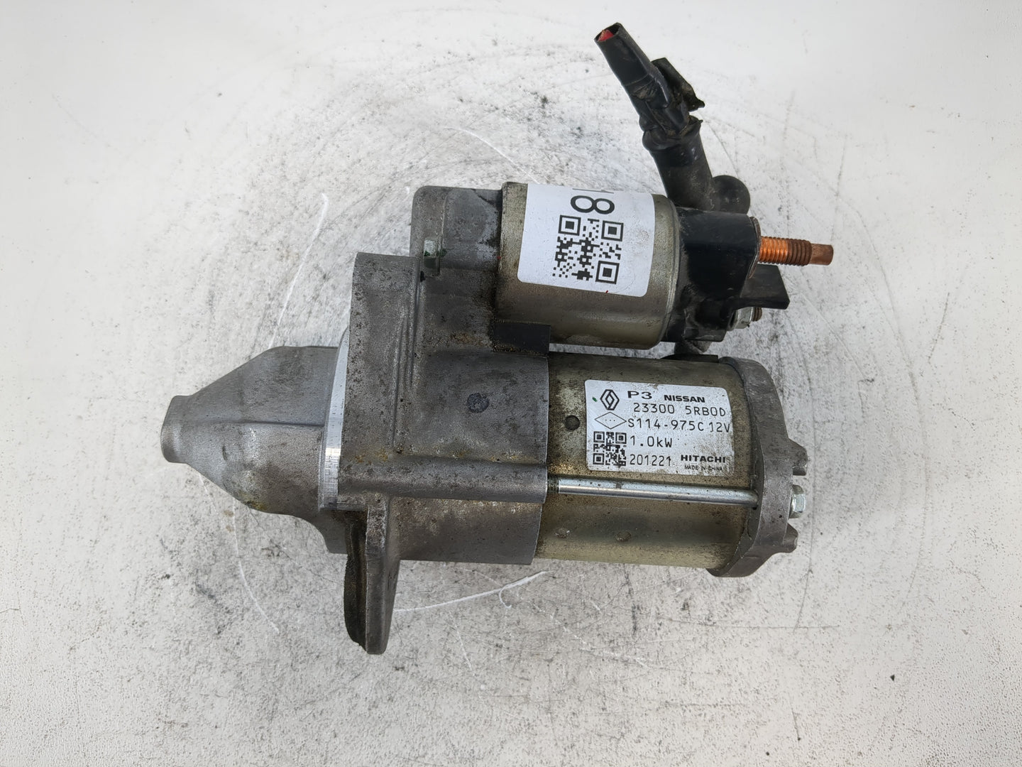 2019-2021 Nissan Kicks Car Starter Motor Solenoid OEM P/N:23300 5RB0D Fits Fits 2019 2020 2021 2022 OEM Used Auto Parts - Oe