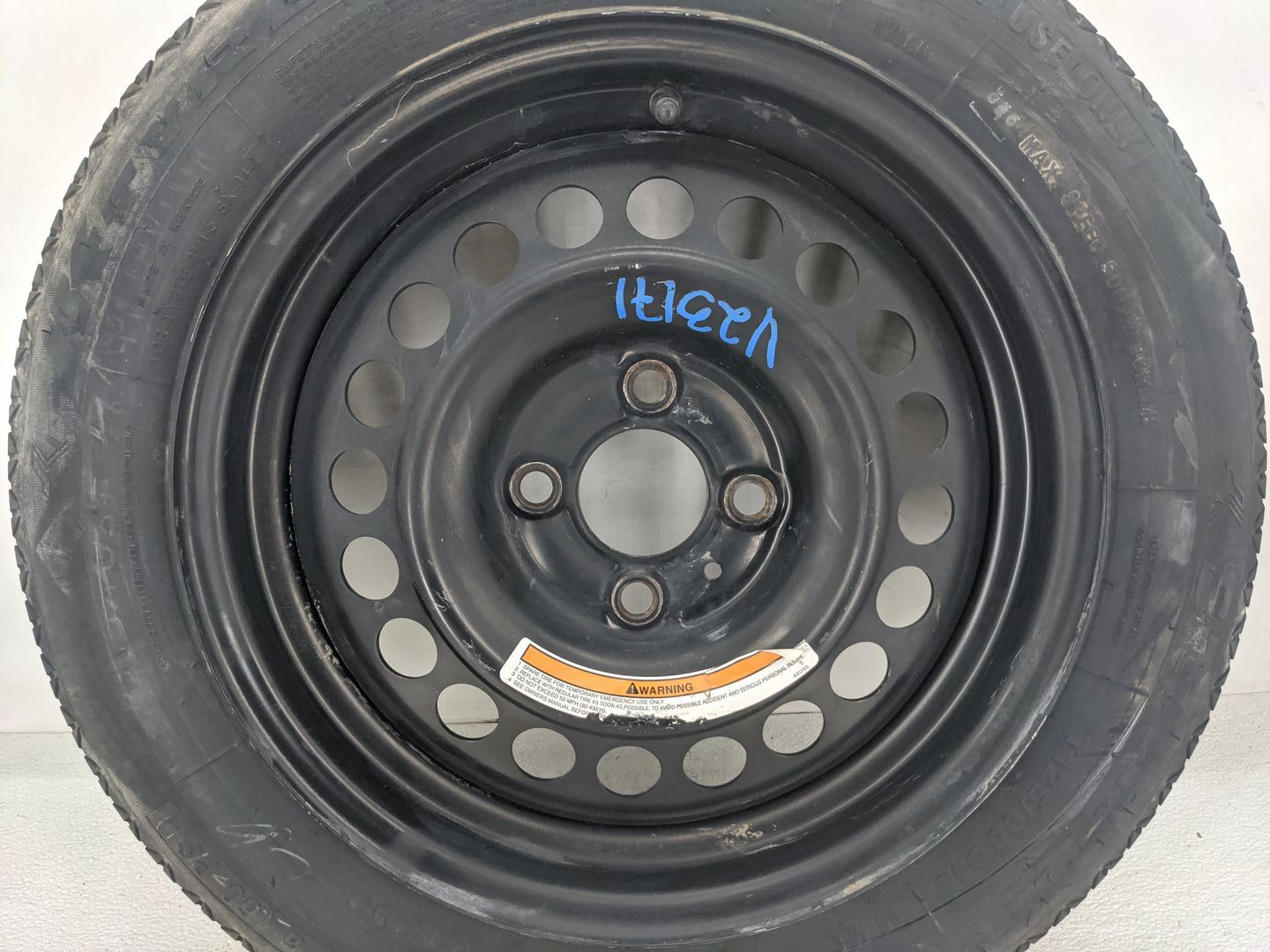 2018-2022 Nissan Kicks Spare Donut Tire Wheel Rim Oem 1420872 - Oemusedautoparts1.com