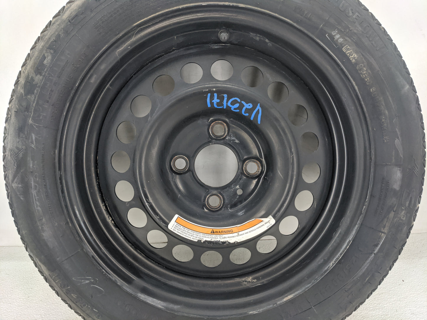 2018-2022 Nissan Kicks Spare Donut Tire Wheel Rim Oem 1420872 - Oemusedautoparts1.com