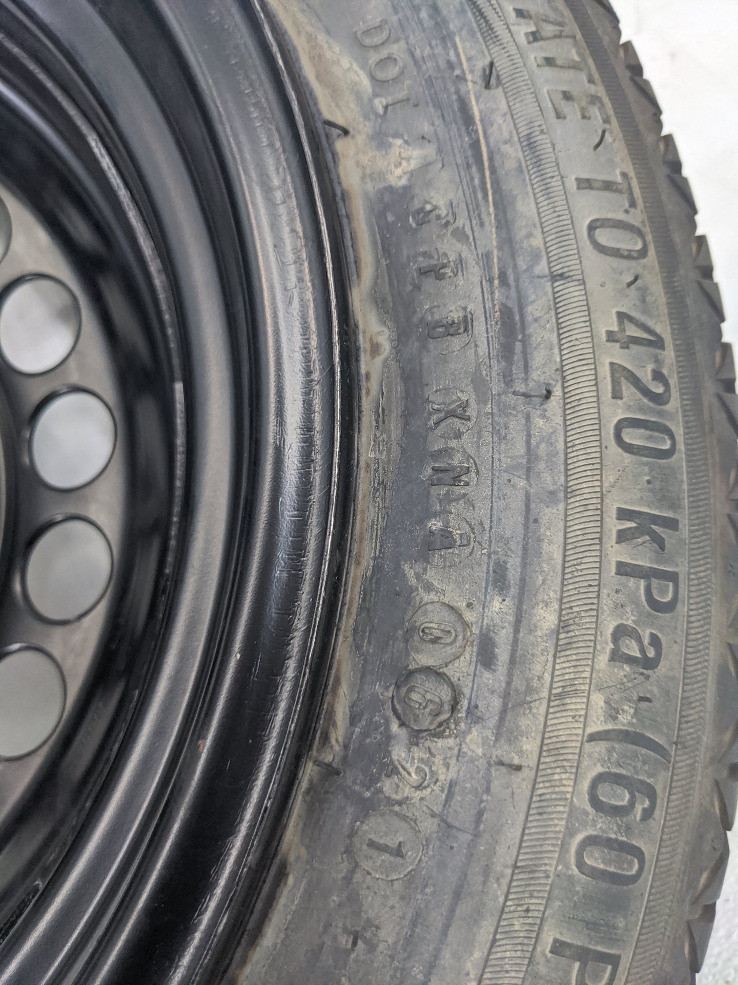 2018-2022 Nissan Kicks Spare Donut Tire Wheel Rim Oem 1420872 - Oemusedautoparts1.com