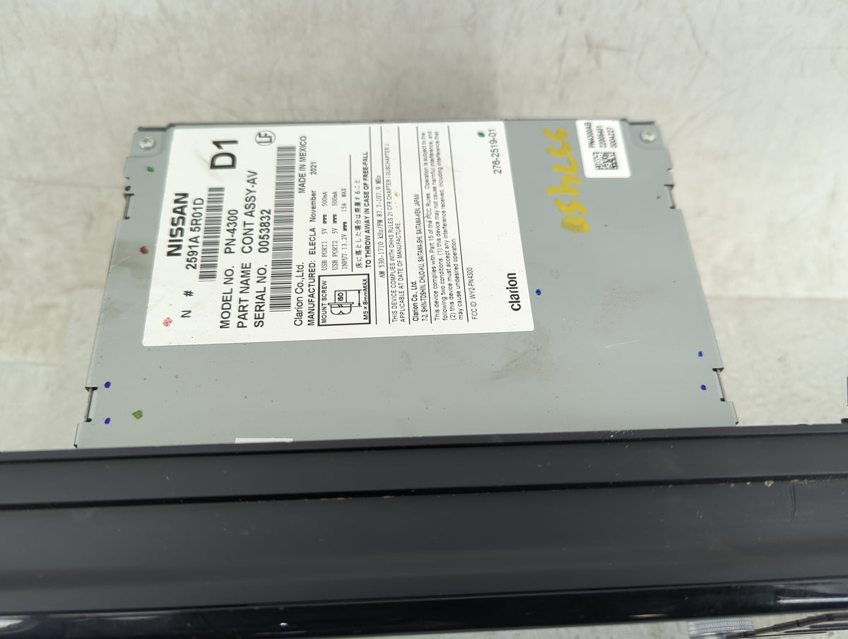 2021 Nissan Kicks Information Radio Display Screen Black - Oemusedautoparts1.com