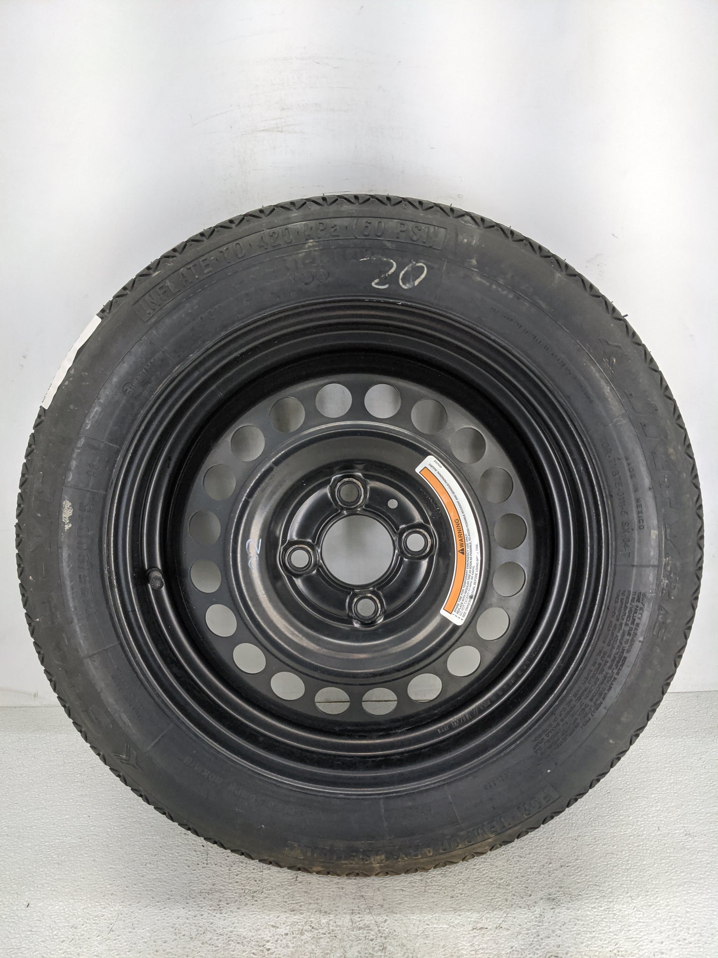 2018-2022 Nissan Kicks Spare Donut Tire Wheel Rim Oem 1455306 - Oemusedautoparts1.com
