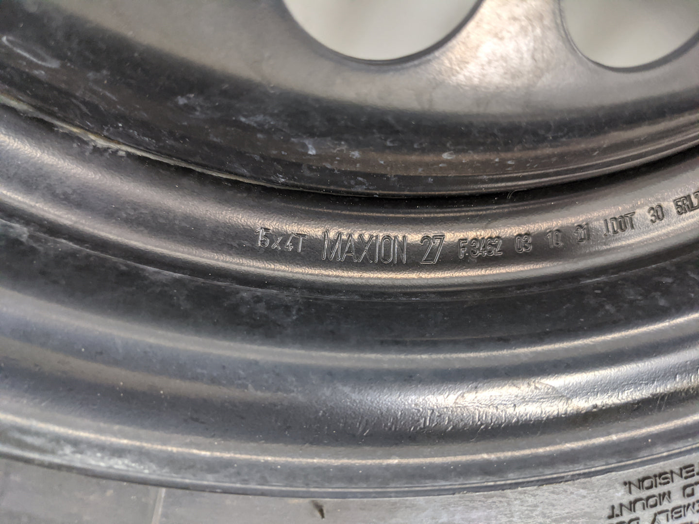 2018-2022 Nissan Kicks Spare Donut Tire Wheel Rim Oem 1455306 - Oemusedautoparts1.com