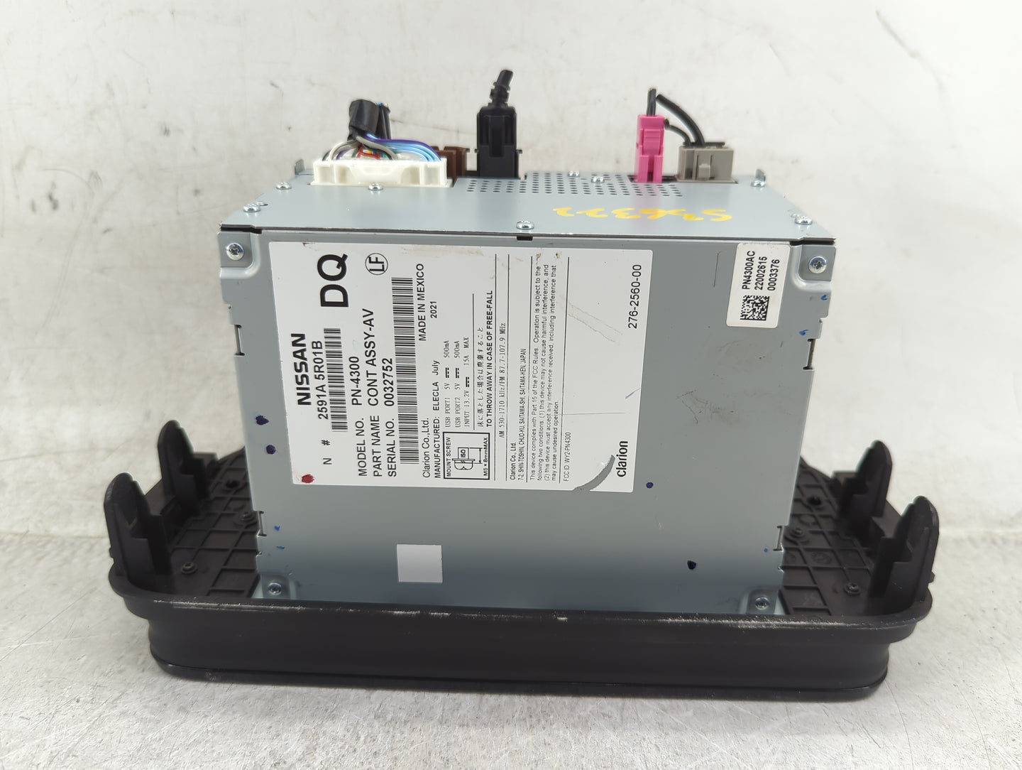 2021 Nissan Kicks Radio AM FM Cd Player Receiver Replacement P/N:2591A 5R01B Fits OEM Used Auto Parts - Oemusedautoparts1.co