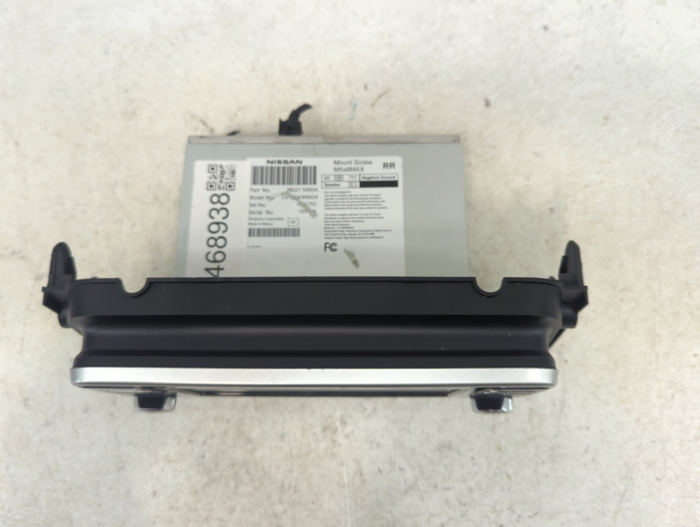 2021 Nissan Kicks Radio AM FM Cd Player Receiver Replacement P/N:28021 5R00A CV-NK9N0GX, AC0932AN1701 Fits OEM Used Auto Par