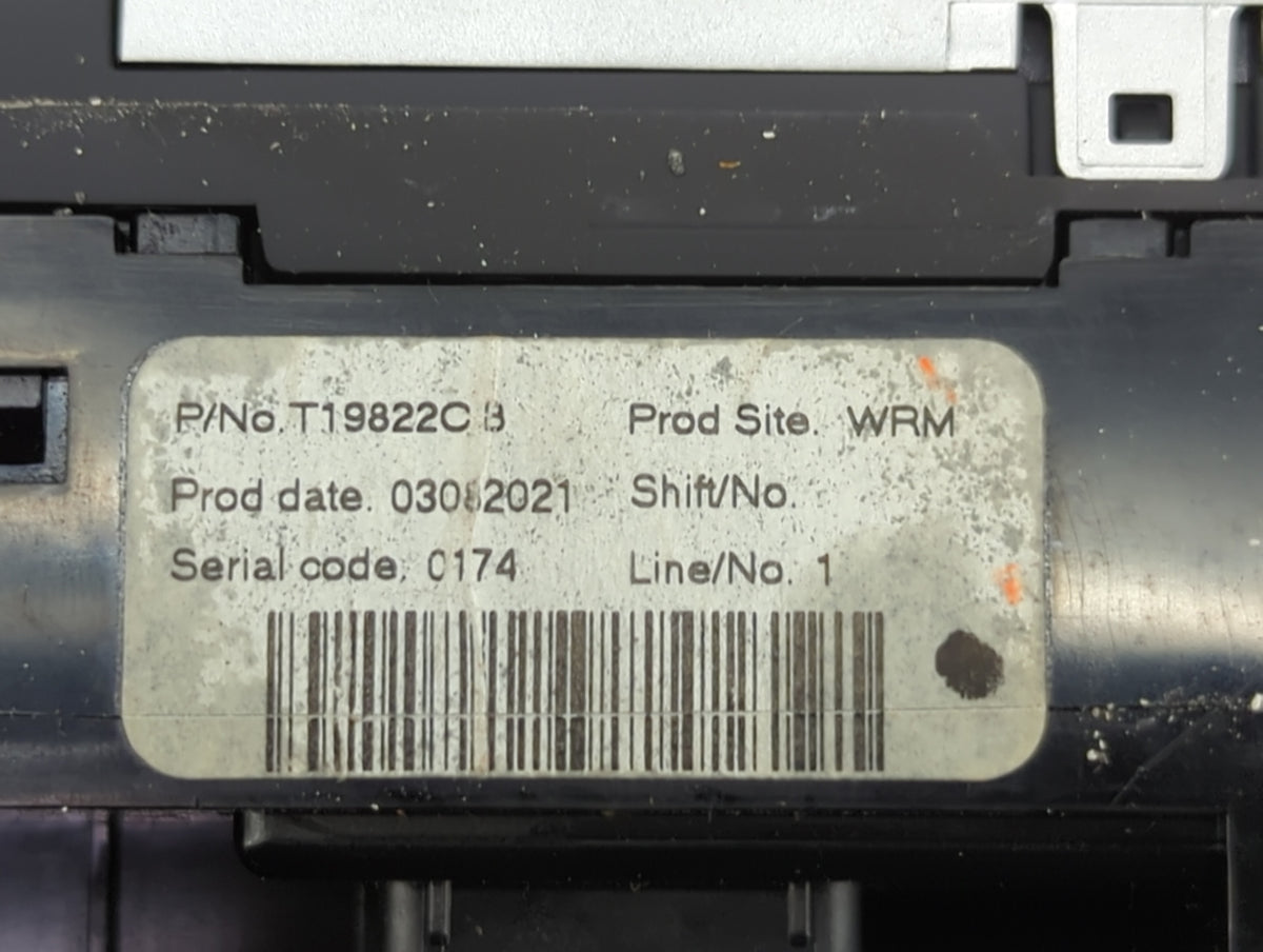 2018-2021 Nissan Kicks Climate Control Module Temperature AC/Heater Replacement P/N:T19822C Fits Fits 2018 2019 2020 2021 OE