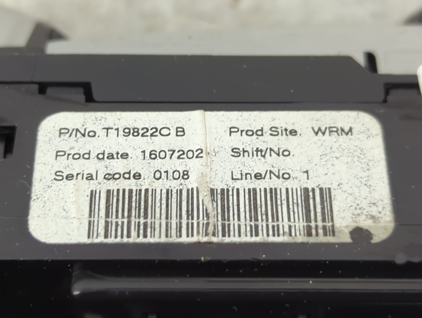 2018-2021 Nissan Kicks Climate Control Module Temperature AC/Heater Replacement P/N:T19822C B Fits Fits 2018 2019 2020 2021 