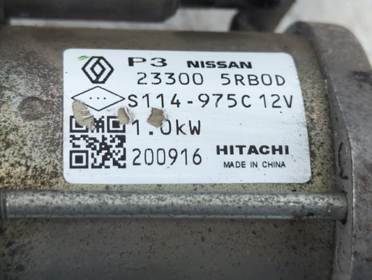 2019-2021 Nissan Kicks Car Starter Motor Solenoid OEM P/N:S114-945C 12V 23300 5RB0D Fits Fits 2019 2020 2021 2022 OEM Used Auto Parts